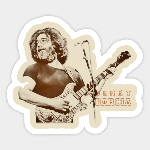 jerry garcia visual art Sticker by DOGGIES ART VISUAL